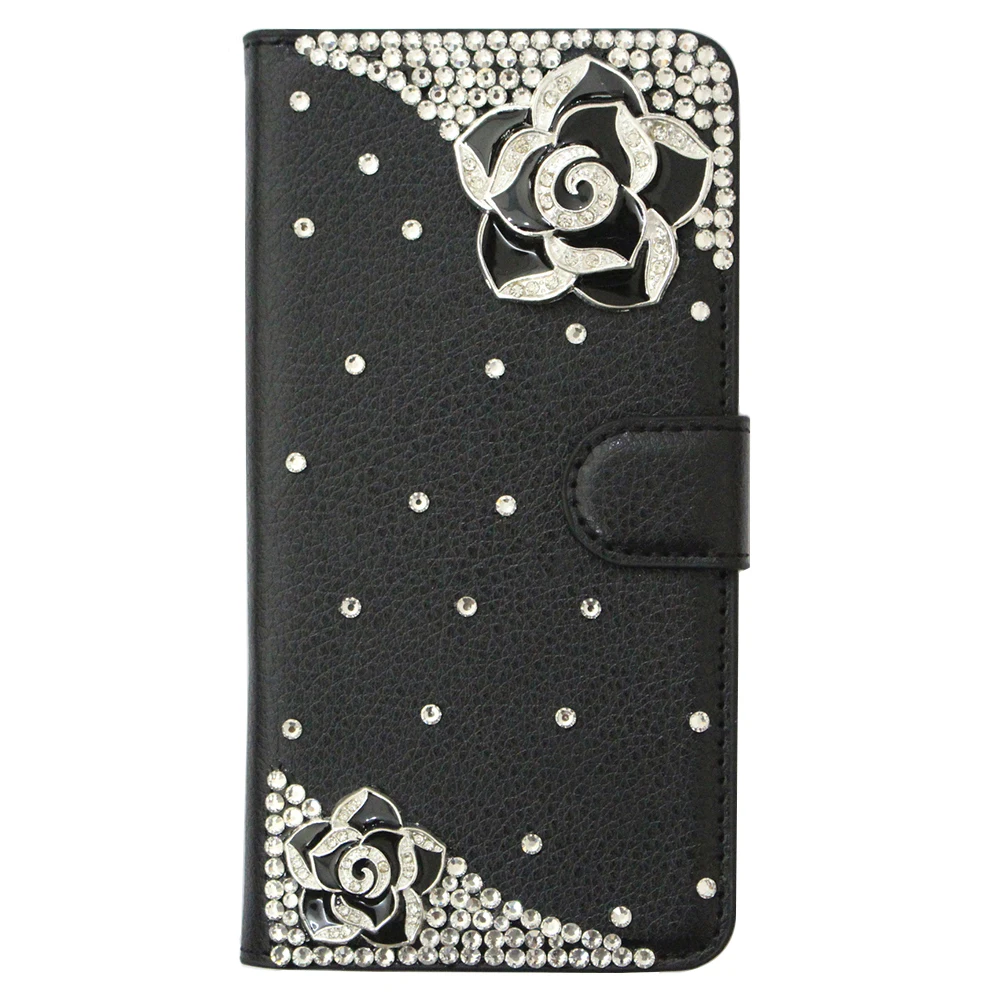 Мода и уникальный чехол бриллиантовый кошелек из искусственной кожи с откидной