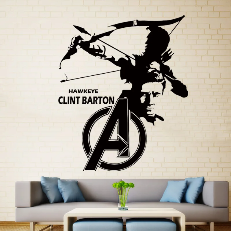 Marvel постер персонажа фильма Hawkeye для гостиной спальни настенные украшения полый
