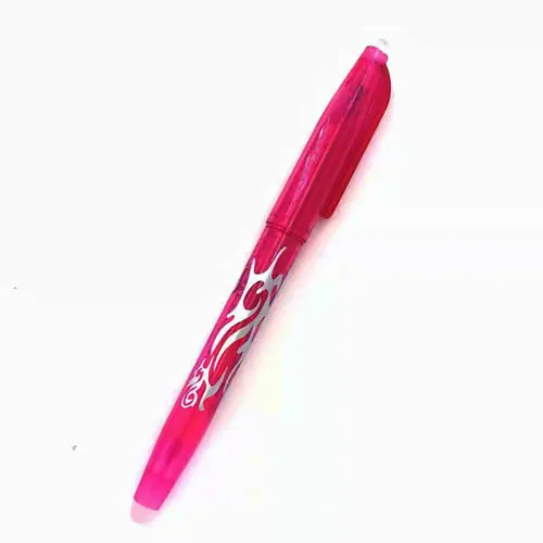 1PCS rose Red 1 шт или 3 шт стираемая ручка стержень стираемая шариковая ручка ручки цветные чернила 0,5 мм шариковая ручка для школы офисные канцелярские принадлежности - Цвет: 1PCS rose Red