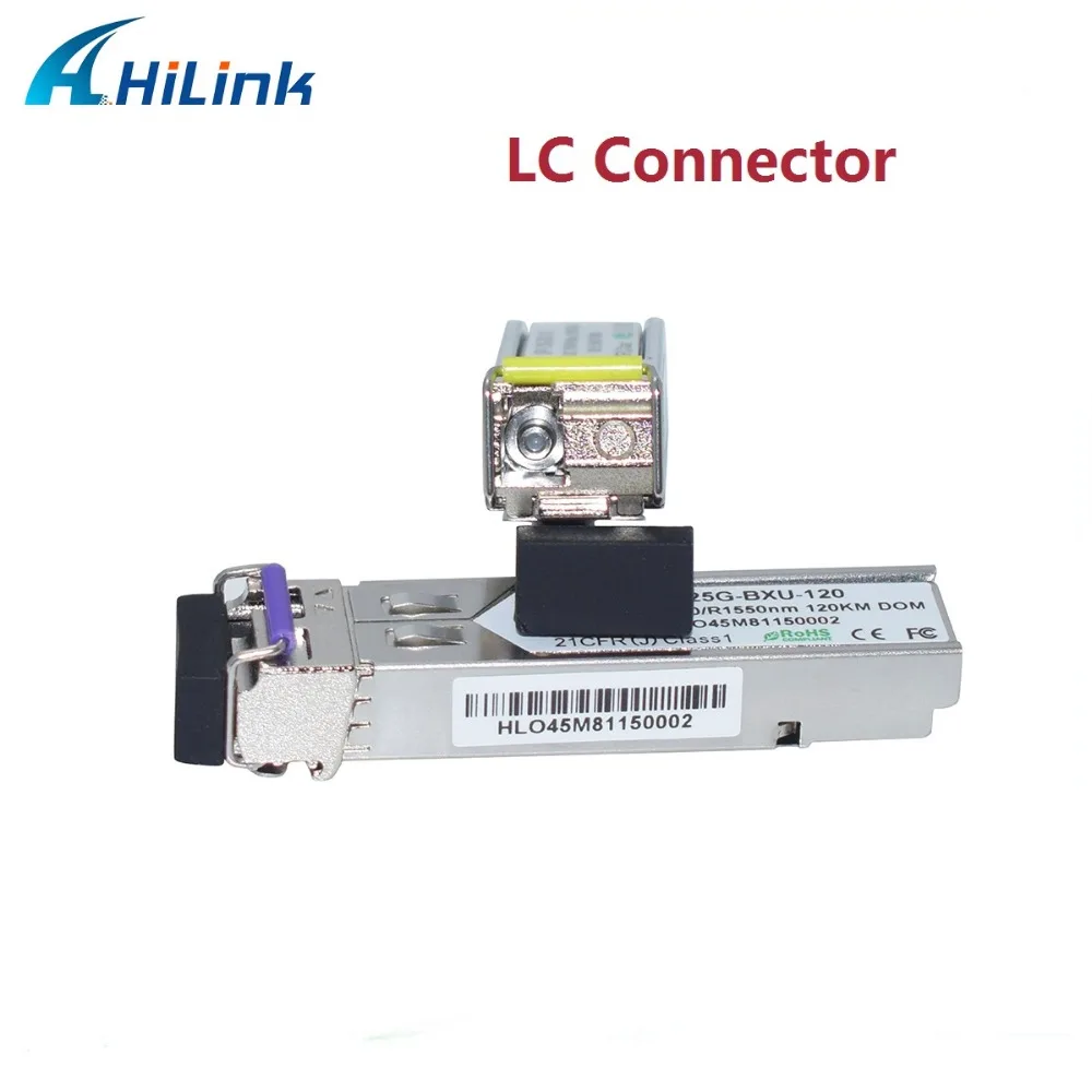 1 25G WDM BIDI SFP 120KM LC Tx1490/1550 Tx1550/Rx1490 DFB + APD|sfp 120km|optical transceiverfiber sfp |