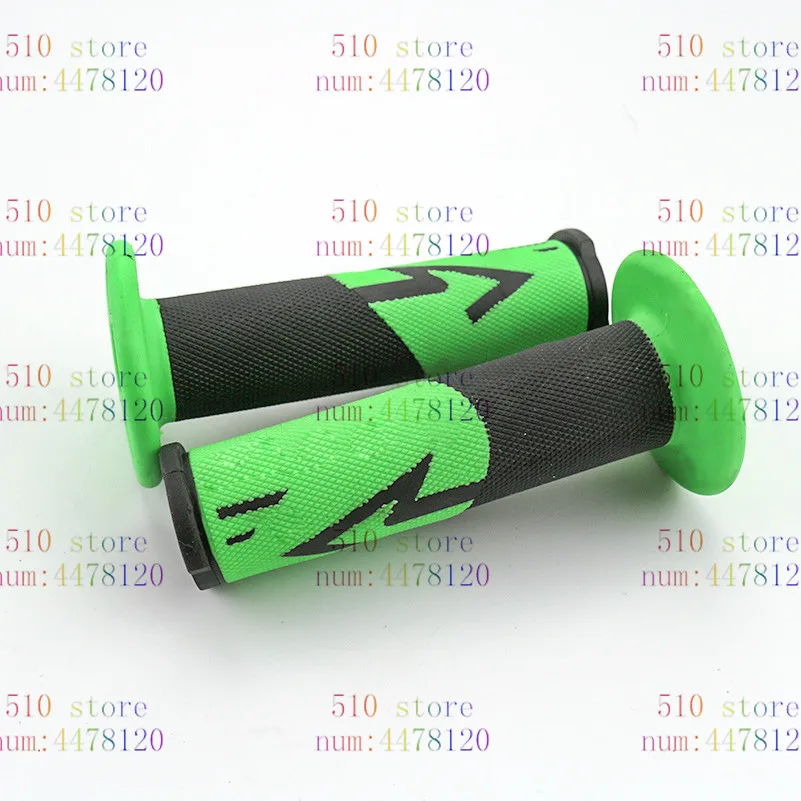 

Green color 7/8" 22mm Motorcycle Rubber Hand Grips Handle Gel for Kawasaki KLX250 KLR650 KLX140 KLX110 KX65 KX85 free shipping