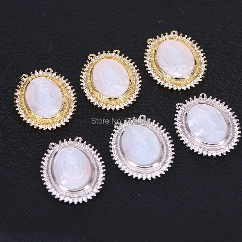 5 шт. ожерелье с кулоном из жемчуга и ракушек|oval pendant|mother of pearlshell pendant |