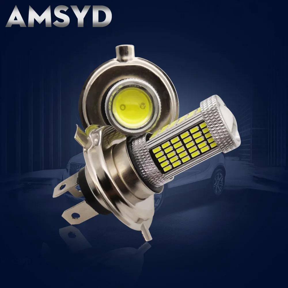 Светодиодные противотуманные фары H4 3014 120SMD + 3 Вт 6000K 2 шт. | Автомобили и мотоциклы