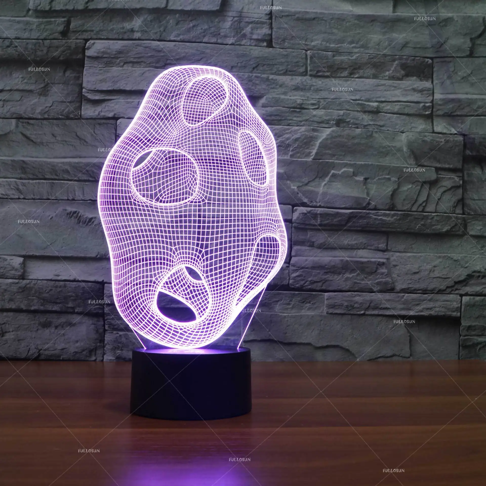 Визуальсветодиодный Светодиодная настольная лампа для спальни семь цветов