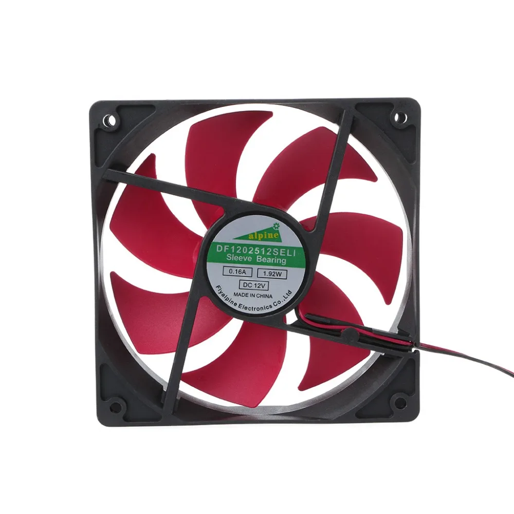 Мини 120x120x25 мм DC 12V 0.16A 2 Pin 7 Blade Вентилятор охлаждения 12025|Вентиляторы| |