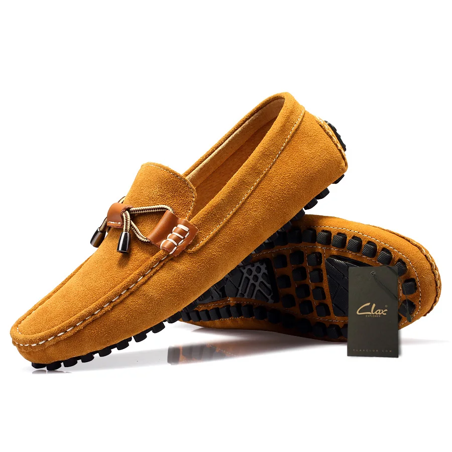 Clax Модная Мужская обувь лето-осень британский стиль Лоферы для женщин Для мужчин