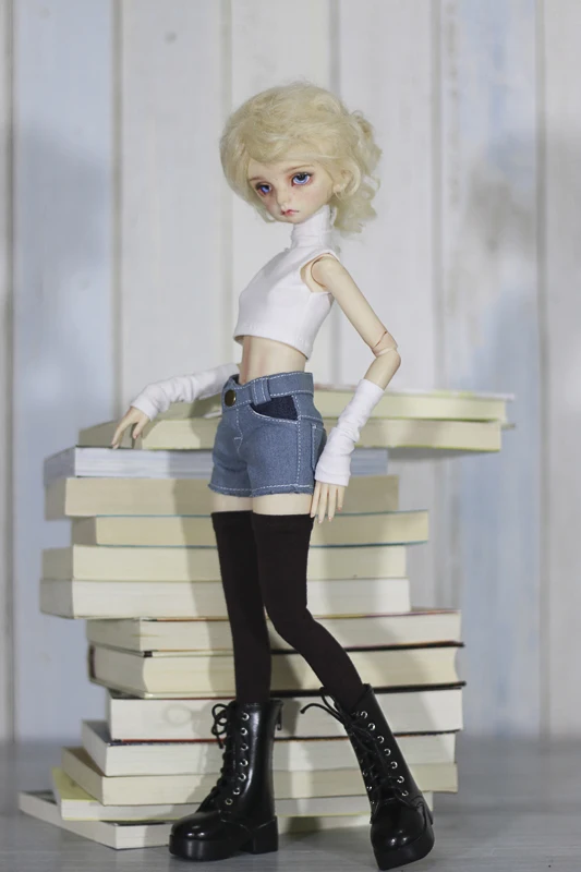 Нижняя рубашка без рукавов с высоким вырезом для BJD 1/6 YOSD 1/4 MSD 1/3 Аксессуары