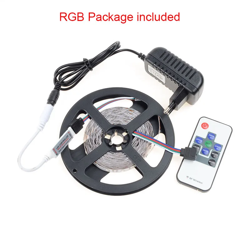 SMD 3528/2835 RGB красный зеленый синий белый теплый светодиодные полосы света 60led/M 5 M