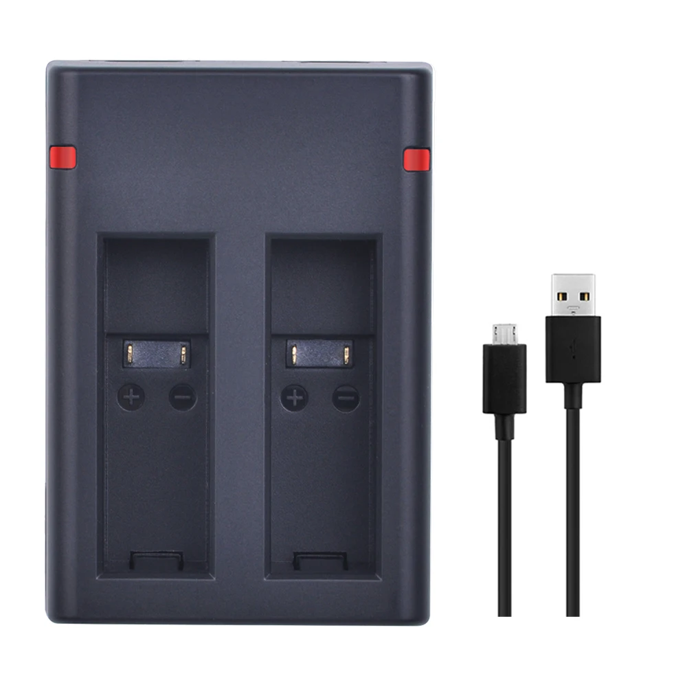 Двойное зарядное устройство USB с портом Type-C для батареи Gopro Fusion, Аккумулятор для камеры Gopro Fusion на 360 градусов