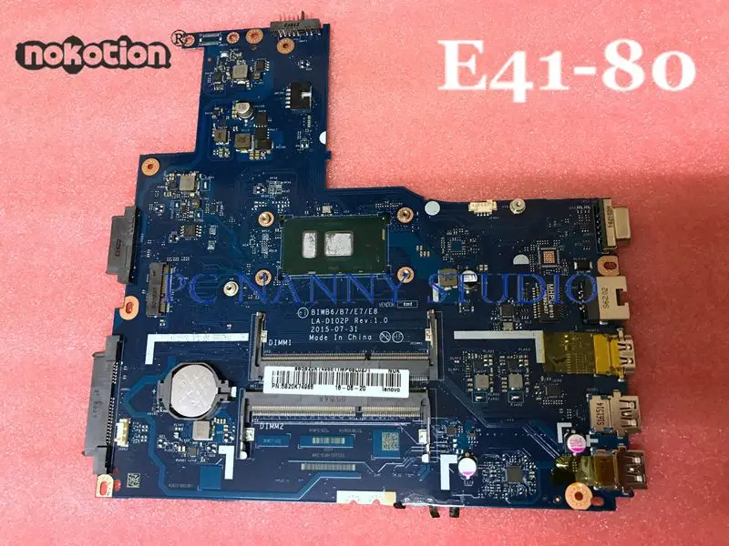Материнская плата NOKOTION для ноутбука Lenovo протестированная материнская Intel Core LA D102P