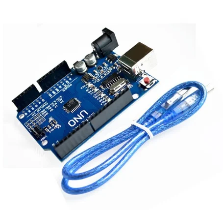 Высокое качество один Комплект UNO R3 CH340G+ MEGA328P Чип 16 МГц для Arduino UNO R3 макетная плата+ USB кабель - Цвет: With Cable
