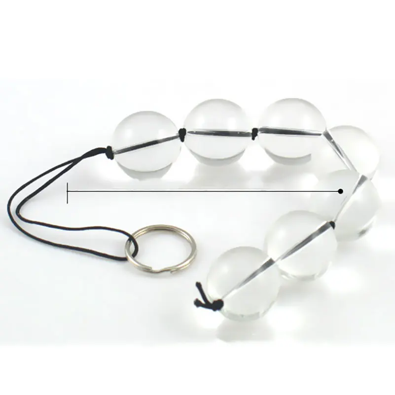 glass anal backyard Beads Butt Plug g spot porn vaginal sexy Great Anal plug 7 balls chains sex Toys woman unisex | Красота и