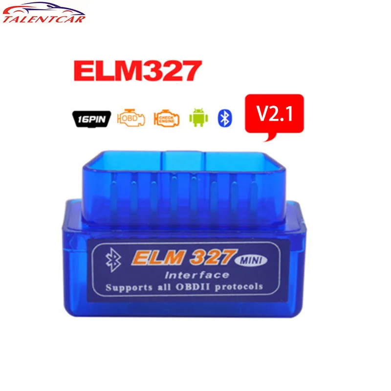 Диагностический сканер ELM327 Bluetooth V2.1 интерфейс OBD2 автомобильный считыватель