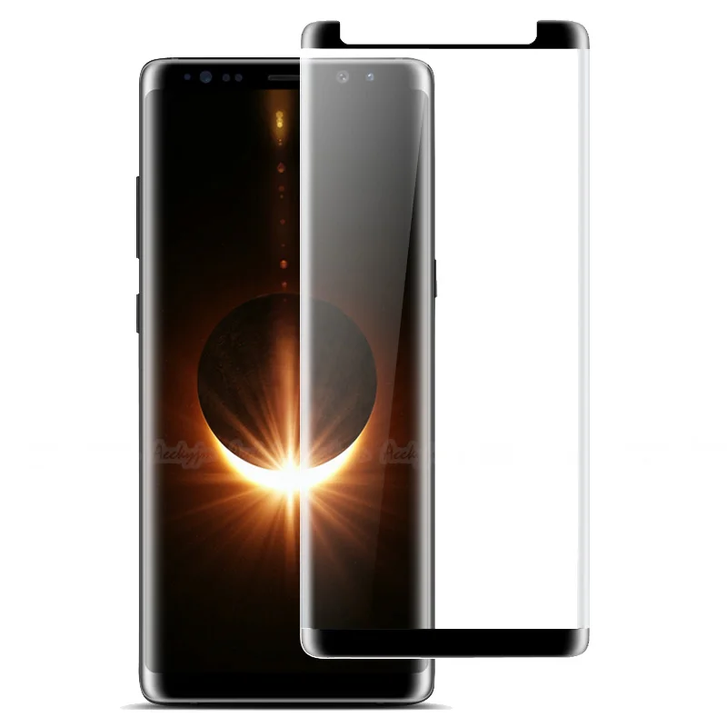 UVR для Note 8 S8 Plus, 3D, полностью проклеенное закаленное стекло для samsung Galaxy Note8 S8Plus, чехол, дружественный, полный клей, защита экрана