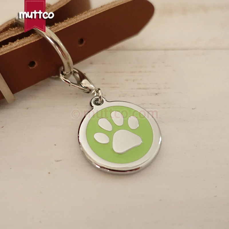 8 шт./лот 30 мм идентификационные бирки для собак с принтом лап бесплатная доставка