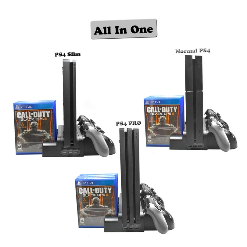 PS4/PS4 Slim/PS4 PRO охлаждающий вентилятор теплоотвод основание вертикальное зарядное