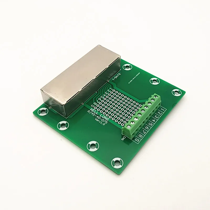 RJ45 8P8C правый угол Jack4-Way шины Breakout Board клеммный блок разъем. | Обустройство дома