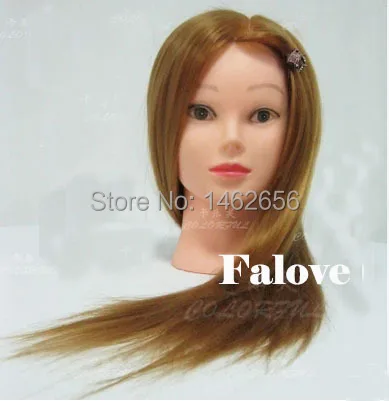 

Бесплатная Доставка! Новый модный тренировочный парик для волос с волосами для салонов, школы, практики, горячая распродажа