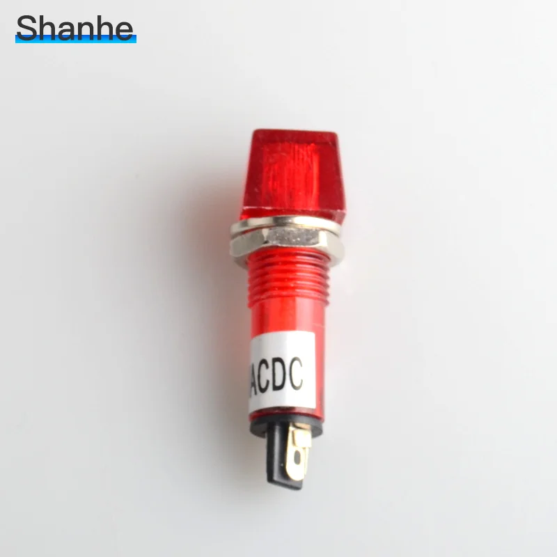 10 мм пилотный светильник 12 V/220 v сигнальный светильник