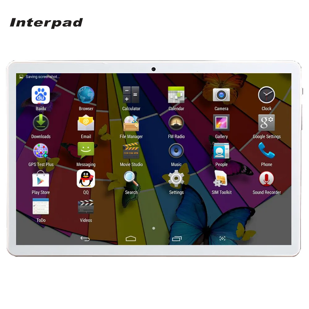 Interpad MTK6582 4 ядра планшетный ПК 10 дюймов 3G Android таблетки Dual SIM WI-FI BT4.0 GPS 2 ГБ
