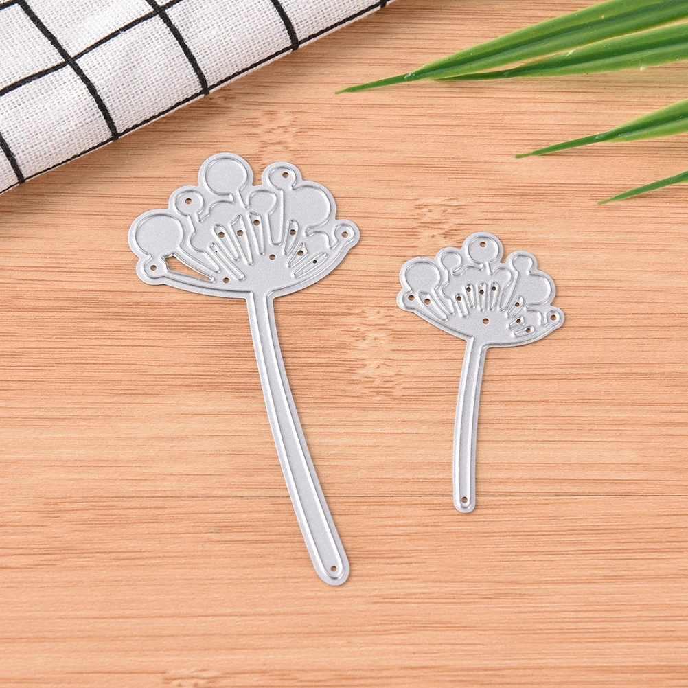 Бумажные карточки сделай сам Одуванчик цветок металлические Вырубные штампы