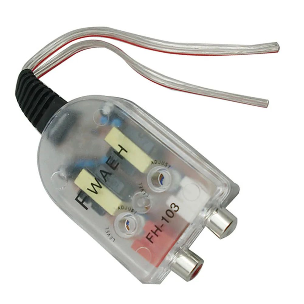 Car Stero Radio Speaker High To Low RCA Line Audio Impedance Converter |