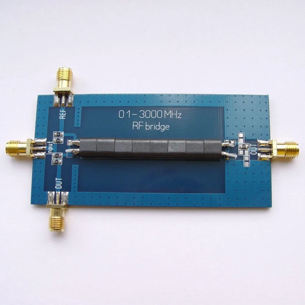 1 шт. RF SWR Reflection Bridge 0 3000 МГц антенный анализатор VHF UHF VSWR return loss|Аксессуары для