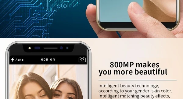 Красивый смартфон XS Тип D 5," дюймовый HD полный экран мобильный телефон Лицо ID Смартфон Датчик гравитации сотовый телефон 3,5 мм эрафон
