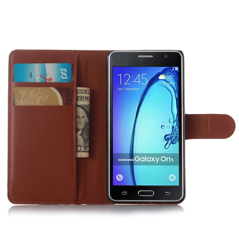 YINGHUI флип чехол для Samsung Galaxy On5 pro 5 0 дюймов чехлы телефонов из искусственной кожи с