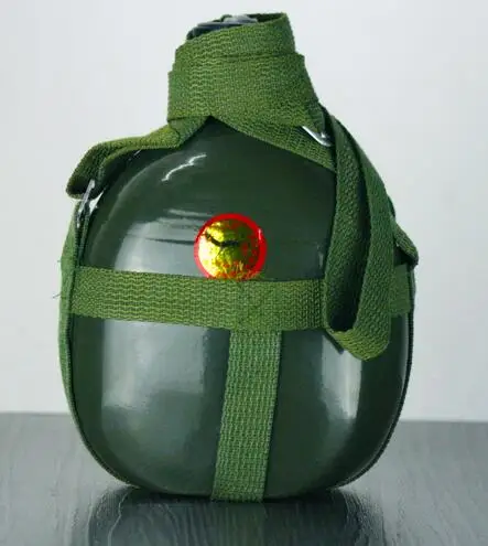 Армейская бутылка для воды из алюминиевого сплава, военная столовая, походный чайник для выживания, походная посуда, 10 цветов