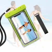 waterproof case clear underwater cell phone pouch water proof cover universal diving mobile dry bag for less than 6 4 inch phone