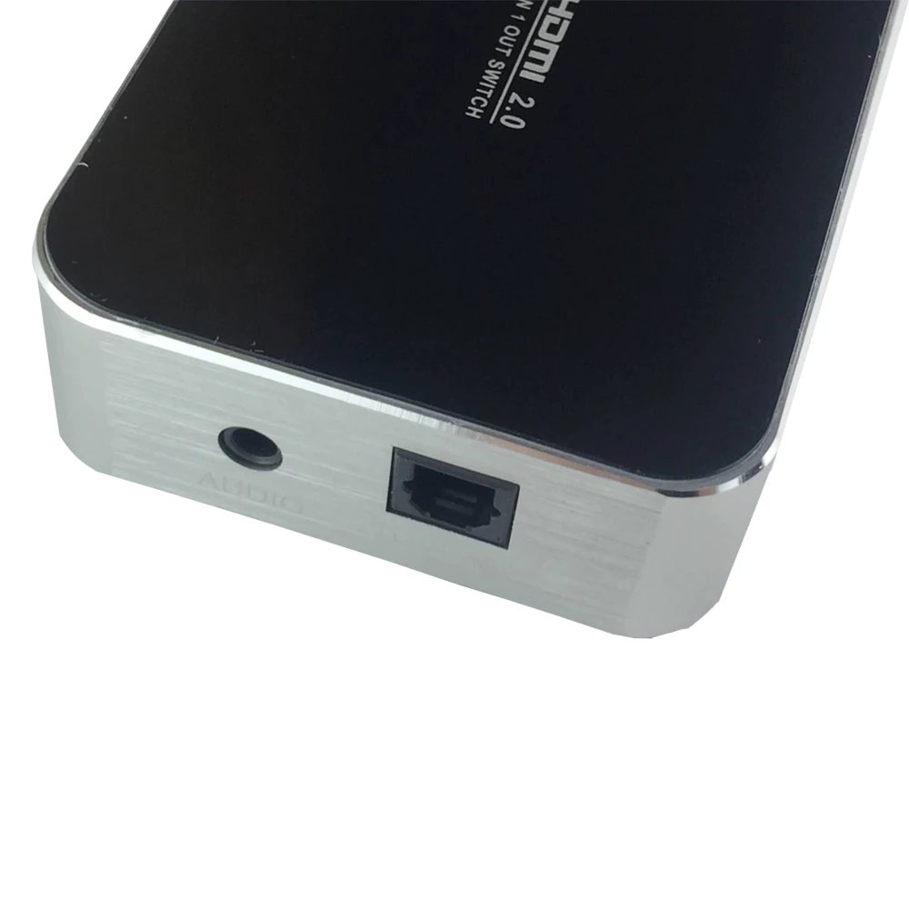 3D HDMI коммутатор 4X1 переключатель аудио toslink/коаксиальный/aux Выход 1 4 поддержка 4k X 2K