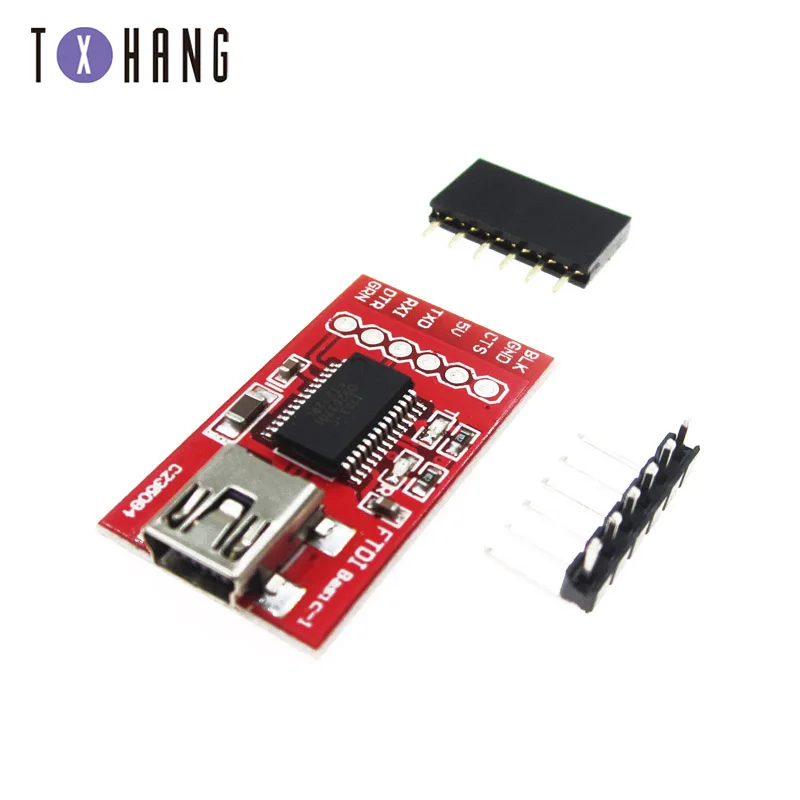 FT232RL плата FT232 FTDI USB 3 V 5 к TTL модуль последовательного адаптера мини порт кабель для