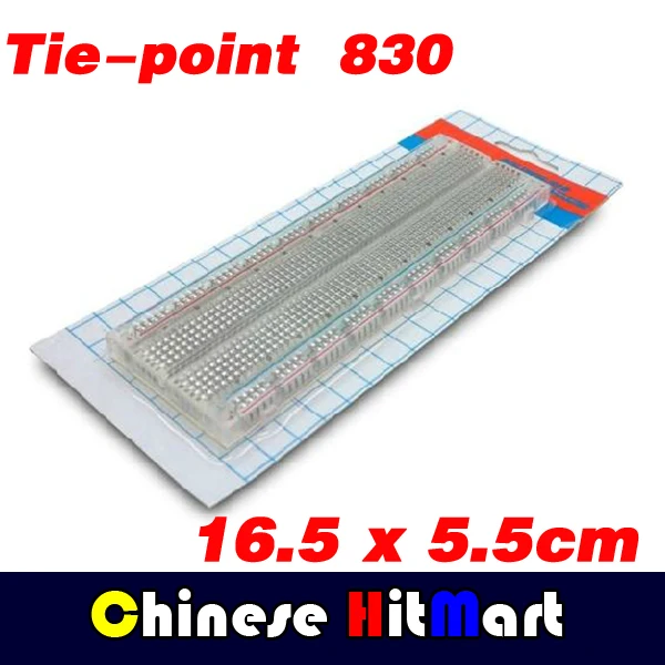 Миниатюрный беспаечный прототип прозрачная макетная плата 830 точечная печатная