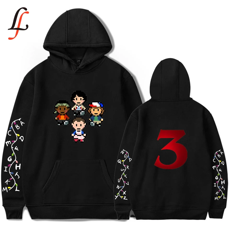 Off White толстовки для мужчин и женщин очень странные дела с аппликацией надписью I Am