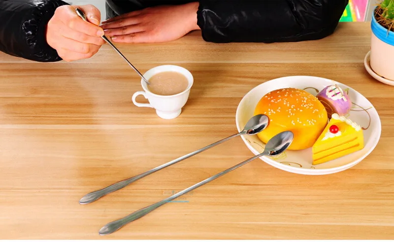 Корейская креативная ложка для сковородки смешивания из нержавеющей стали