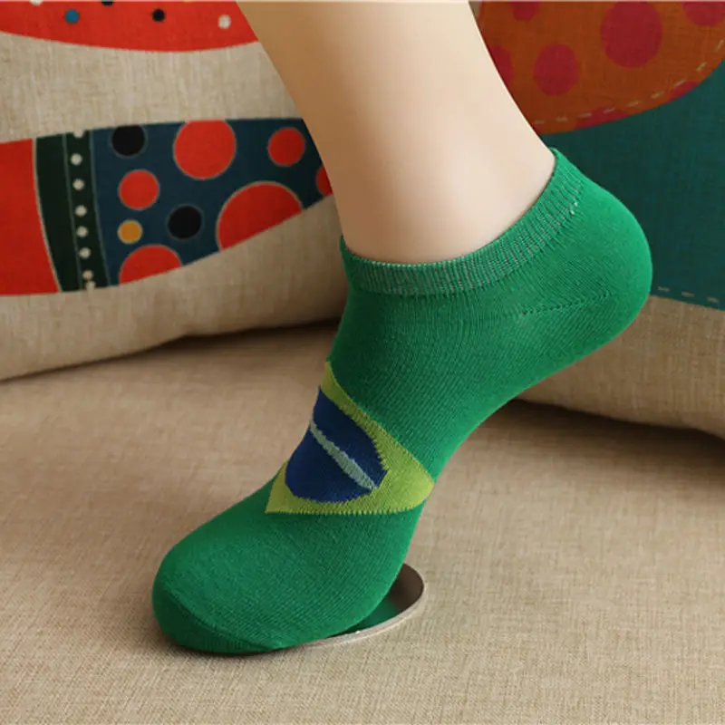 Носки хлопковые с низким вырезом для мальчиков Размеры 35 40|flag socks|ankle sockssocks sock |