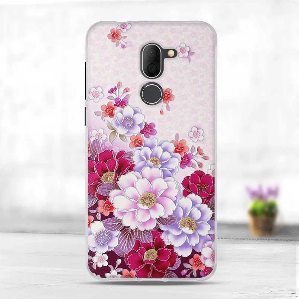 Окрашенный чехол для Alcatel 3x 5058I 5058Y силиконовый мягкий из ТПУ s с милыми животными 5