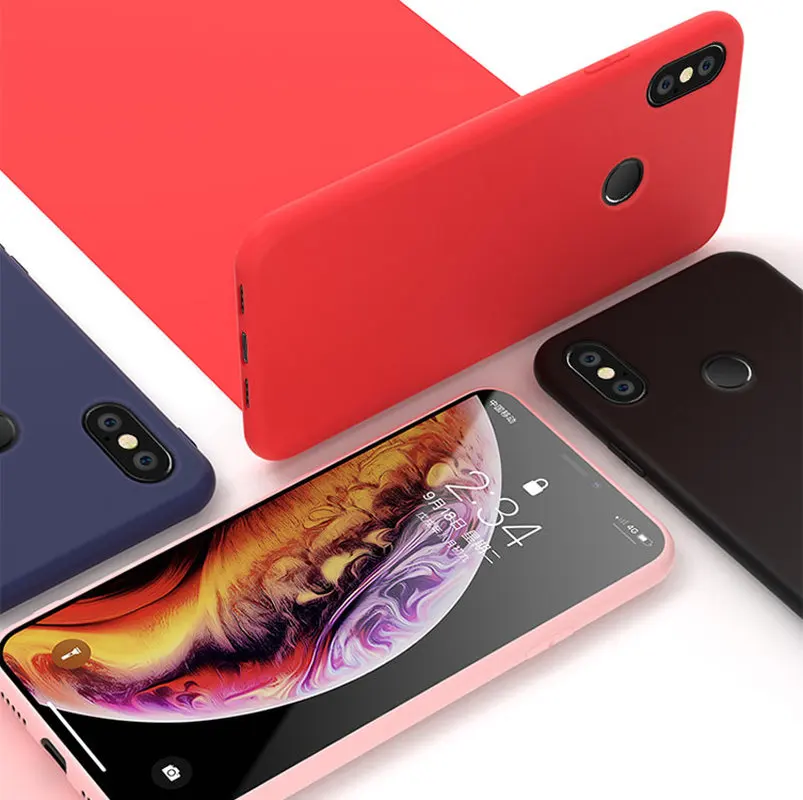 Оригинальный мягкий чехол для Redmi Note 7 телефона 6 Pro 6A силиконовая задняя крышка |