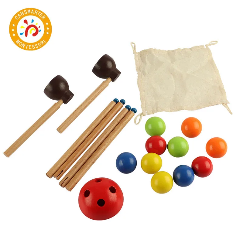 Материал Монтессори детская игрушка различная цветовая балансировка игрушечный