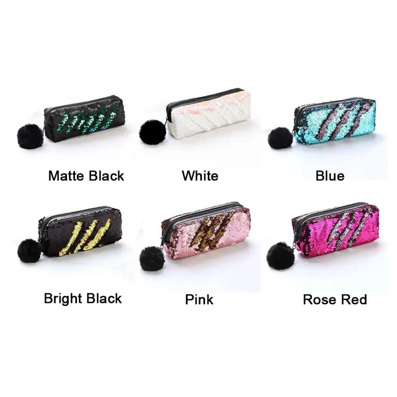 Новое поступление Красочная косметическая сумка наборы для макияжа Изысканная сумка с блестками дорожная сумка модный пенал 21*6*7 см