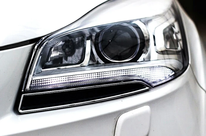 

Auto Clud xenon h7 headlights for ford kuga 2013-2015 LED guide DRL+HID Kit+bi xenon lens headlamps for ford kuga car styling