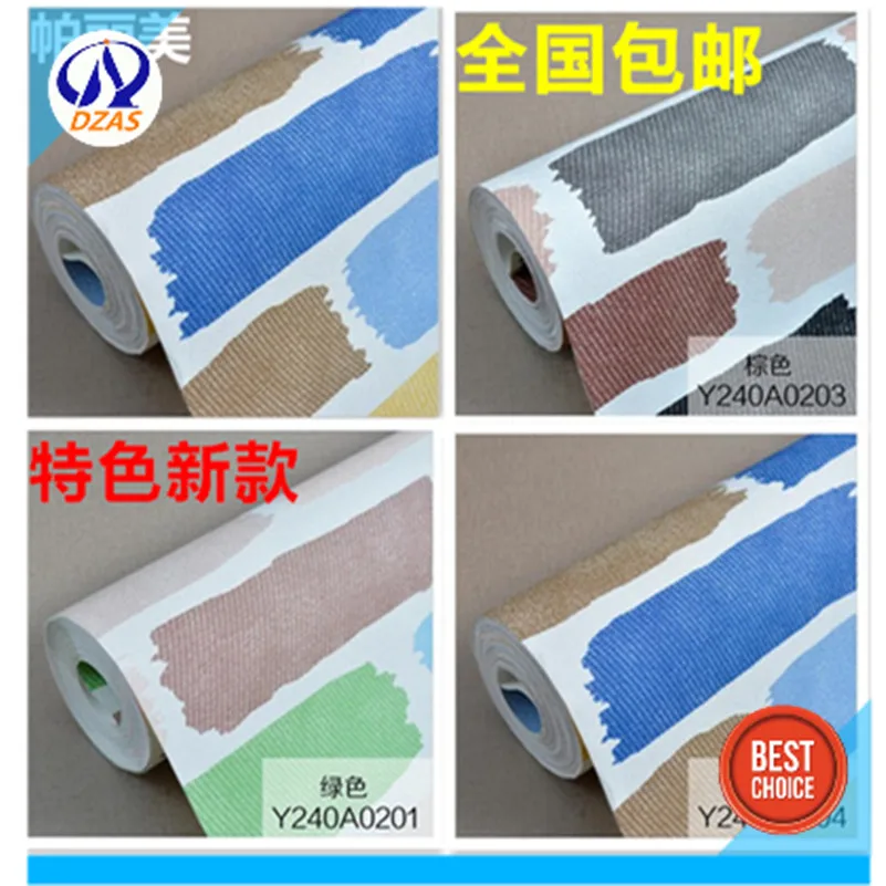 Обои с цветным рисунком кирпича водонепроницаемые обои из искусственного для