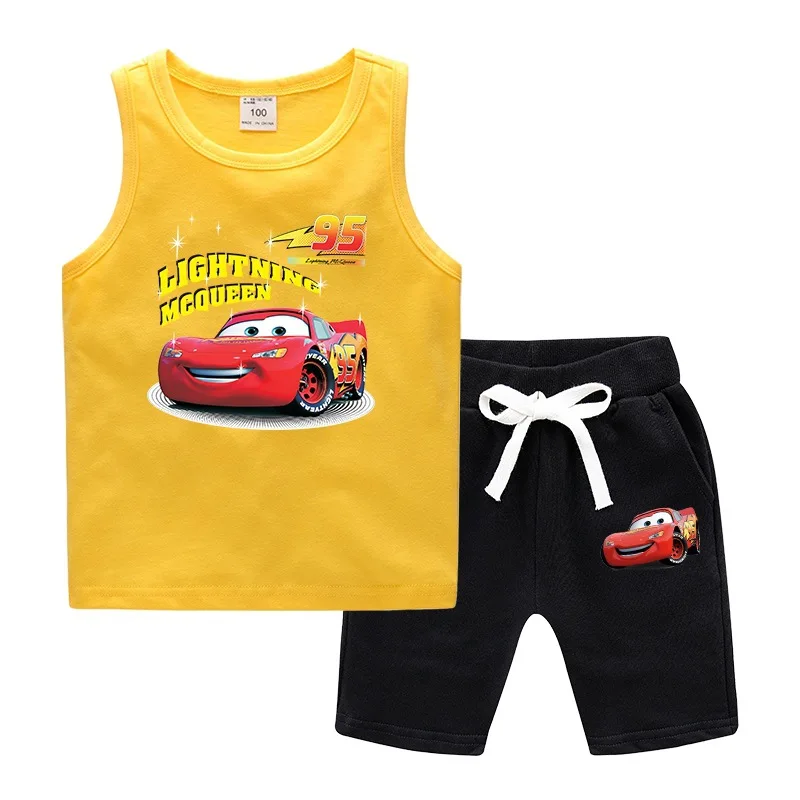 Детский костюм 2021 г. Летний детский с жилетом хлопковый жилет без рукавов