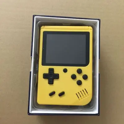 A Plan yellow Портативная Ретро игровая Мини ТВ игровая консоль для мальчика встроенный 168 классические игры 3 'портативный игровой плеер Consola Ретро#25 - Цвет: A Plan yellow