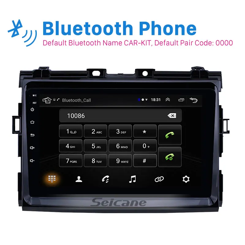 Seicane для Toyota Previa 2006 2007 2008-2012 Android 8 1 9 дюймов головное устройство автомобильный