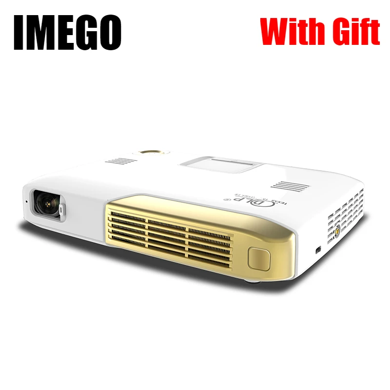 Новый IMEGO G20s Модернизированный 3D DLP проектор для android устройств Портативный