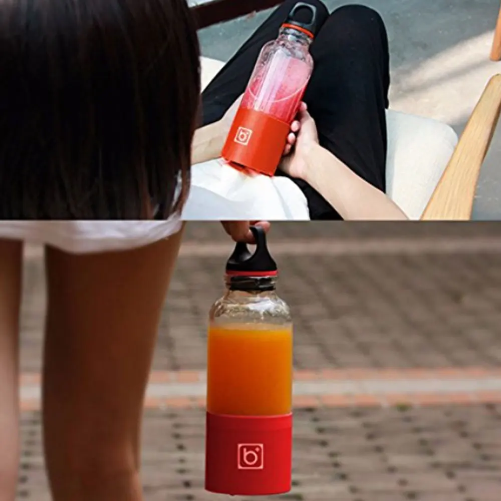 500 мл портативный блендер соковыжималка чашка USB перезаряжаемая электрическая