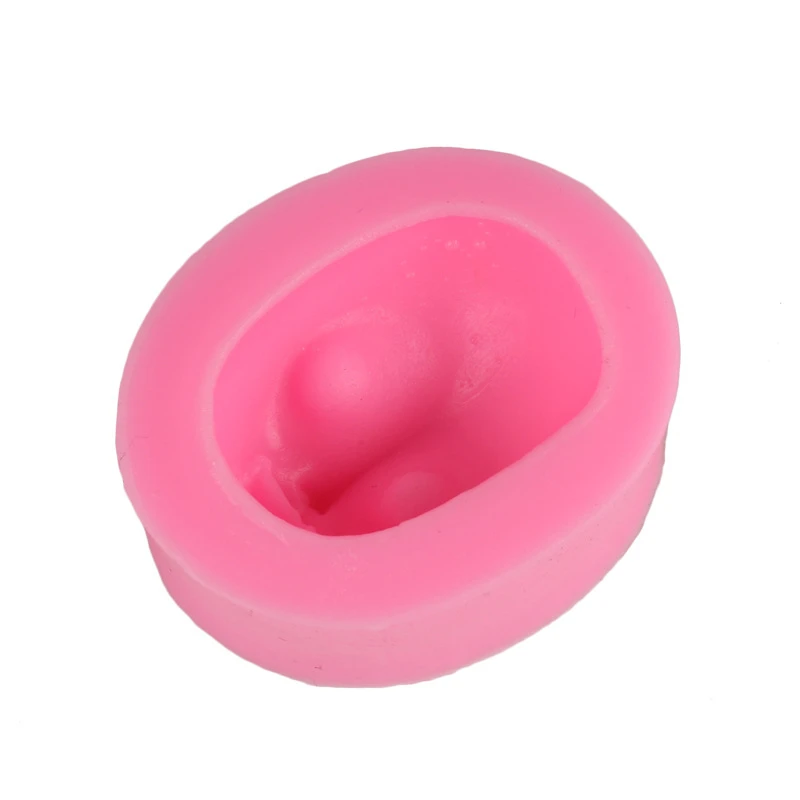 Силиконовая форма для шоколада полимерной глины с милым лицом девушки формы