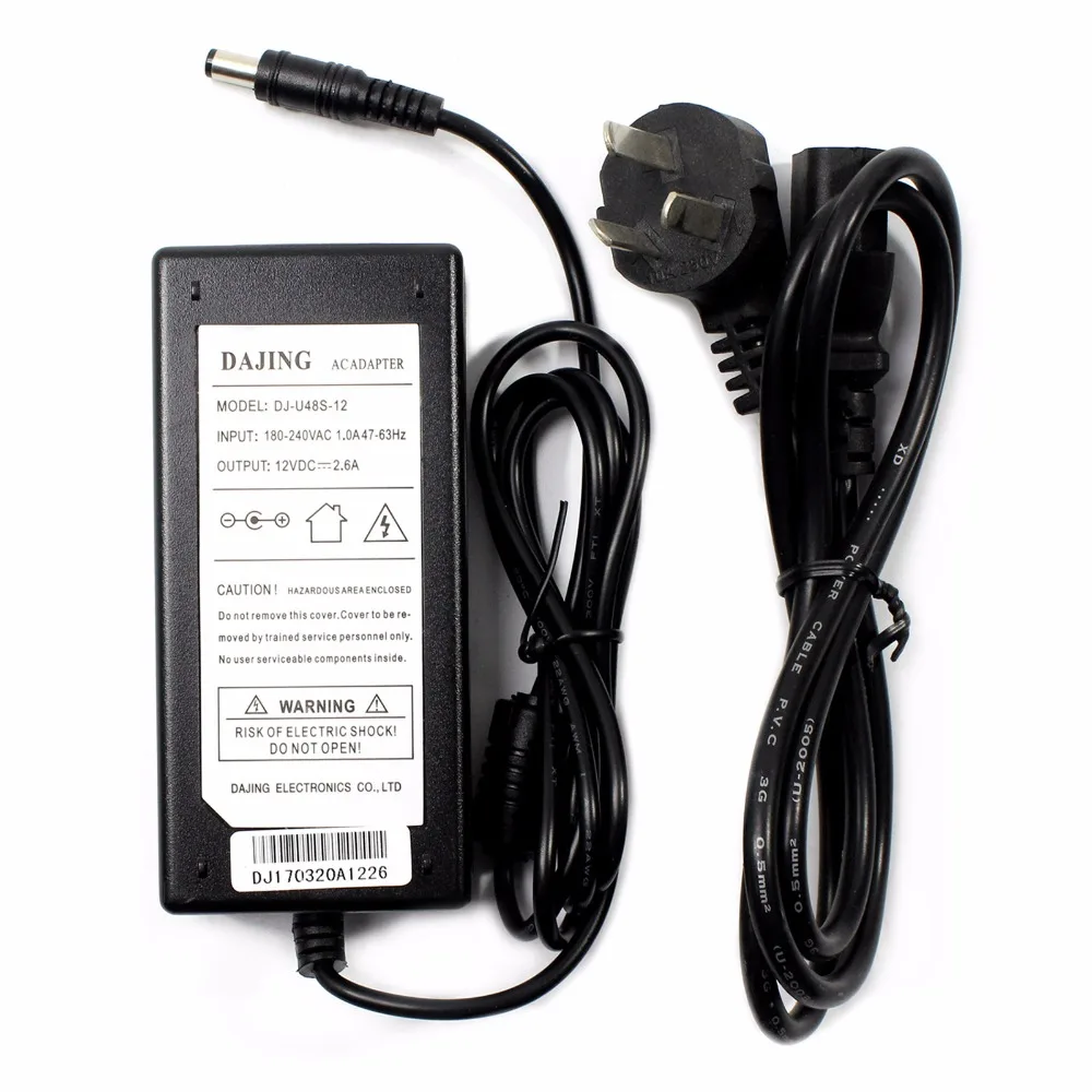 12VDC 2.6A 40W AC адаптер питания для ЖК монитора (один из них UK DE FR US/NEMA AU EU Plug)|adapter ac|adapter